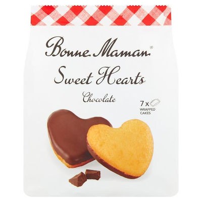 BONNE MAMAN ΚΕΙΚ MINI CHOCO HEARTS (175g)